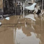 बारिश के बाद आजाद पार्क बना तालाब