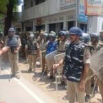 न्याय जुलूस से पहले घमहापुर सील, 10 KM दायरे में कड़ा पहरा