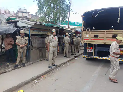 न्याय जुलूस से पहले घमहापुर सील, 10 KM दायरे में कड़ा पहरा