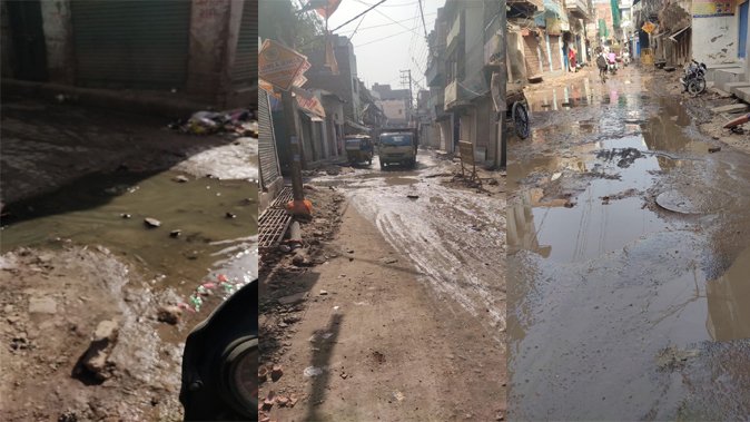 औरंगाबाद में स्वच्छता व्यवस्था पर सवाल: नालियों का गंदा पानी सड़कों पर, कीचड़–दुर्गंध और मच्छरों से जनजीवन बेहाल