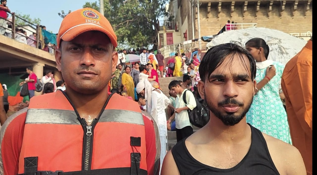 गंगा में डूब रहे युवक की एनडीआरएफ ने बचाई जान, त्वरित कार्रवाई से टला बड़ा हादसा