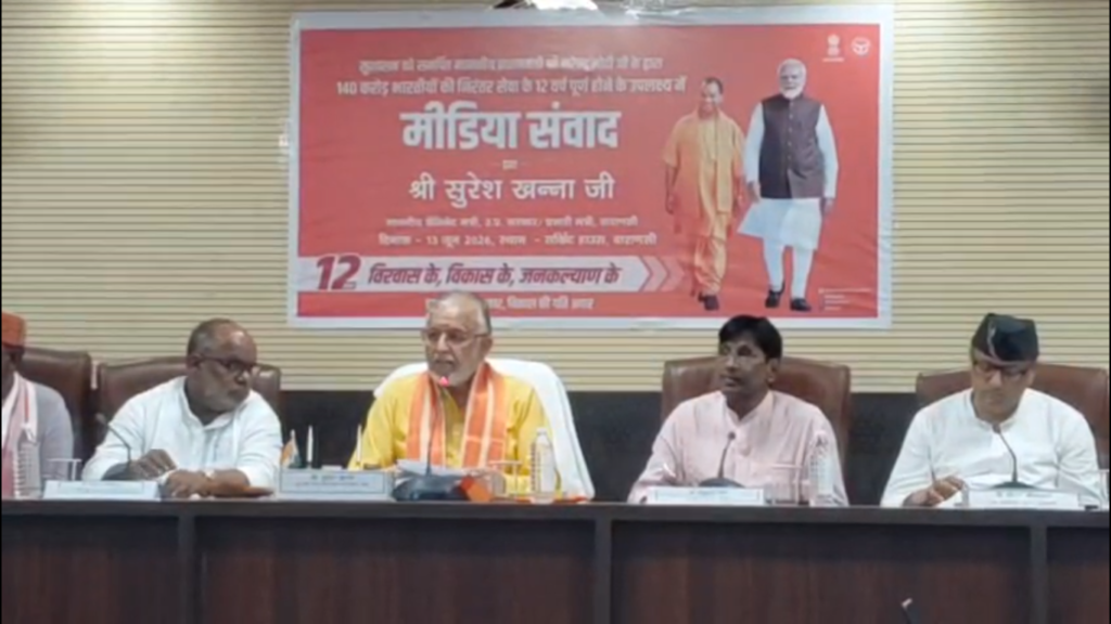 काशी में विकास की नई तस्वीर: 12 वर्षों में “नए भारत” की मजबूत नींव-सुरेश खन्ना