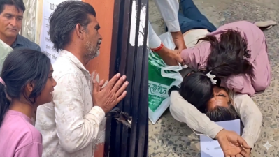नीट री-एग्जाम सेंटर के बाहर भावुक कर देने वाला दृश्य: कुछ मिनट की देरी से परीक्षा से वंचित हुई छात्रा, पिता की गुहार भी नहीं आई काम