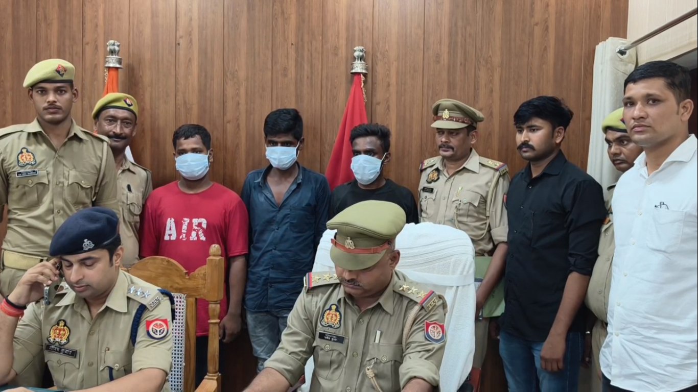 निर्माणाधीन मकानों से तार चोरी करने वाले तीन आरोपी गिरफ्तार, 72 किलो विद्युत वायर बरामद