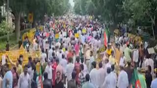 पंजाब पेपर लीक विवाद: AAP मुख्यालय के बाहर बीजेपी का प्रदर्शन, शिक्षा मंत्री हरजोत सिंह बैंस के इस्तीफे की मांग