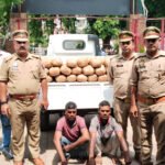 वाराणसी में गांजा तस्करी का बड़ा खुलासा, वाहन के गुप्त चेंबर से 55 किलो गांजा बरामद; दो गिरफ्तार