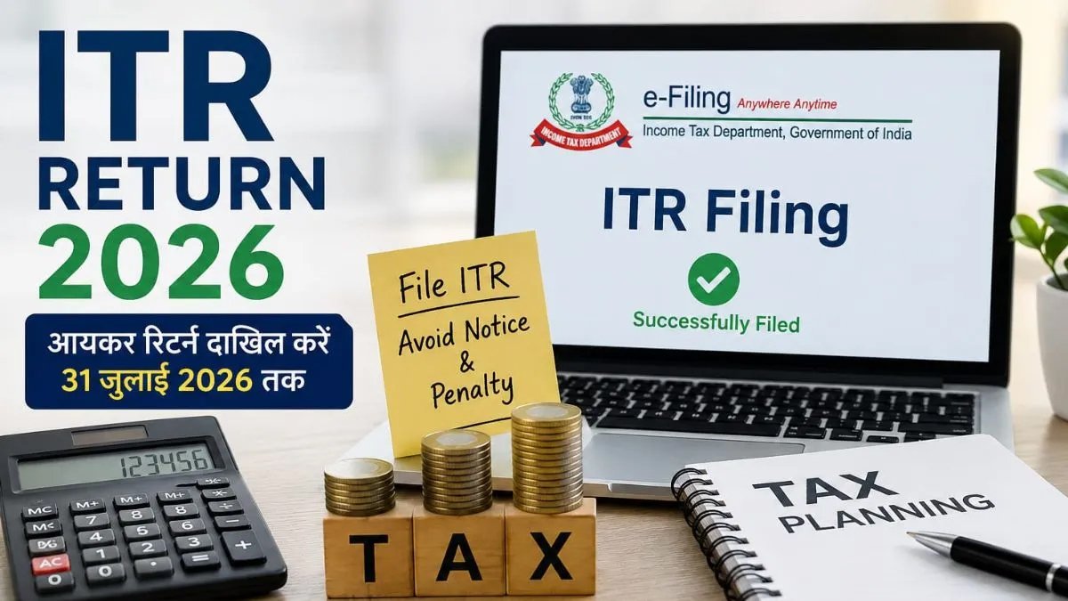 ITR फाइलिंग 2026: समय रहते भरें आयकर रिटर्न, देरी पर लग सकता है जुर्माना; जानें नई-पुरानी टैक्स व्यवस्था और पूरी प्रक्रिया