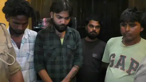 मलदहिया के ज्योति गेस्ट हाउस पर पुलिस की बड़ी रेड, देह व्यापार के आरोप में 9 गिरफ्तार