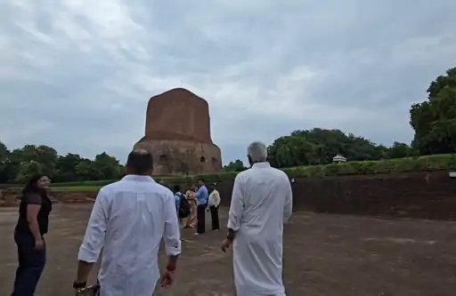 यूनेस्को की विश्व धरोहर सूची में शामिल होने के बाद सारनाथ पहुंचे केंद्रीय मंत्री, बोले- यह भारत की सांस्कृतिक विरासत की बड़ी उपलब्धि