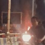 सुंदरपुर चौराहे पर चलती ट्रक में लगी भीषण आग, चालक ने कूदकर बचाई जान; लाखों का नुकसान