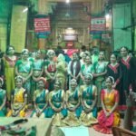 मां अन्नपूर्णा दरबार में कर्नाटक की कलाकारों ने पेश किया नृत्य