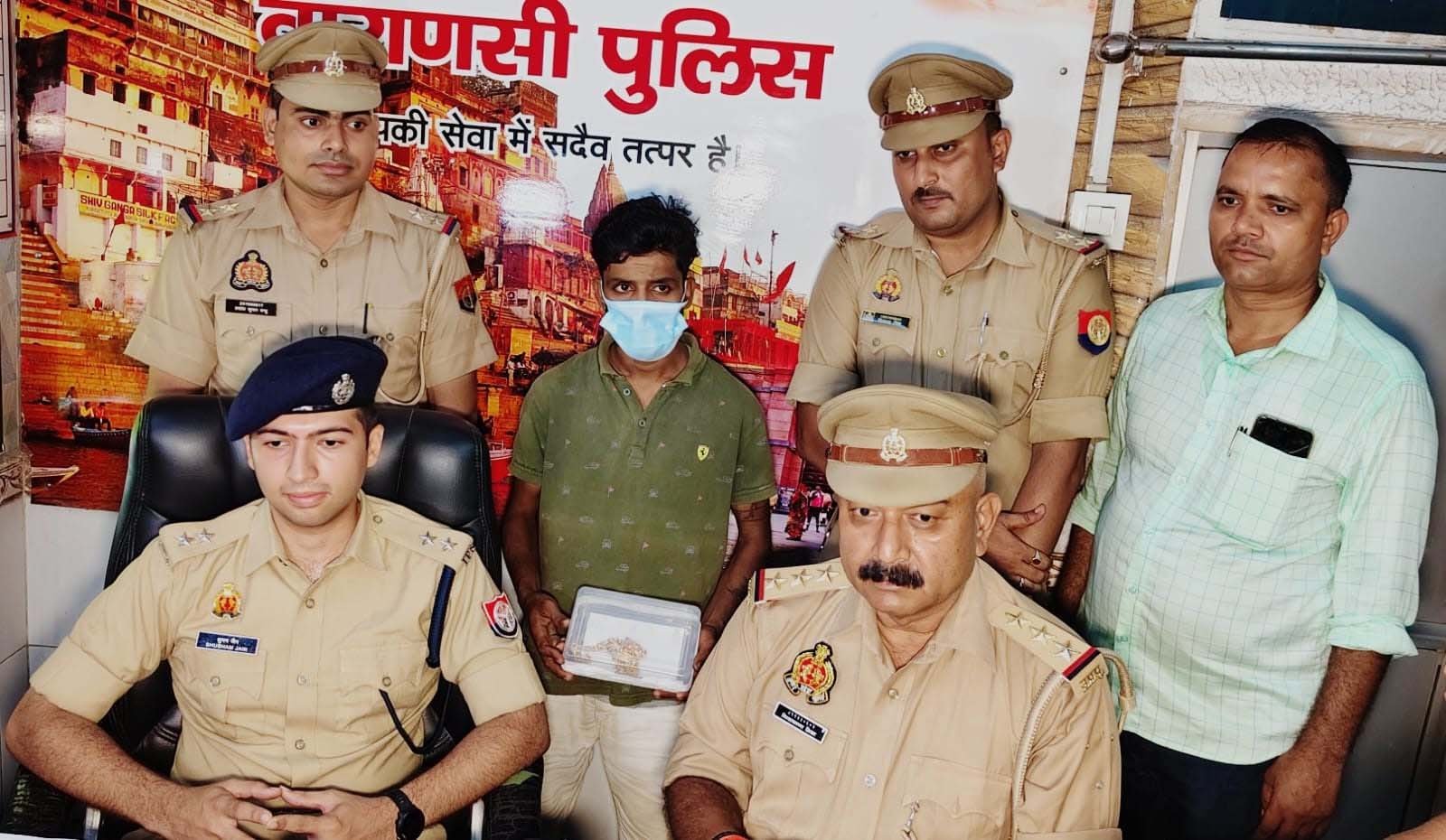 12.50 लाख की सोने की चेन चोरी का खुलासा, आरोपी गिरफ्तार