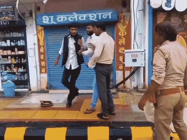 गोरखपुर में दरोगा की पिटाई का वायरल VIDEO फर्जी: पुलिस की वर्दी भी नकली, व्यूज के लिए बनाया था पूरा सीन