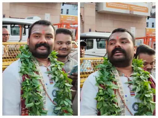 बाबा विश्वनाथ के दरबार पहुंची ‘हनुमान अंश’ की स्टार कास्ट, गूंजे जय श्रीराम और हर हर महादेव के जयकारे