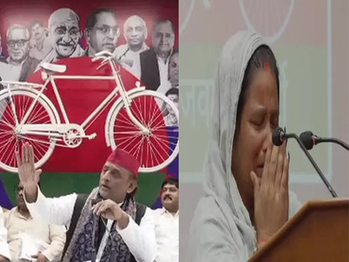अयोध्या में बुलडोजर कार्रवाई पर अखिलेश के सामने छलका महिलाओं का दर्द, बोलीं- रात में घर गिराया, बेटी की शादी कैसे होगी