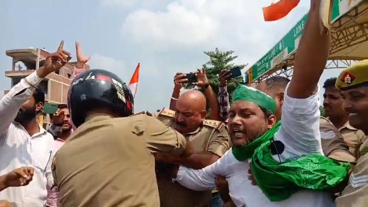 ढेरही टोल पर किसानों का हल्लाबोल: 20 किमी दायरे में टोलमुक्ति, प्लाजा हटाने और 17 किमी अधूरी सड़क पूरी कराने की मांग