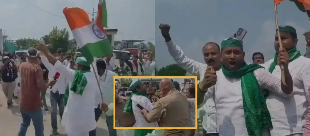 ढेरही टोल पर किसानों का हल्लाबोल: 20 किमी दायरे में टोलमुक्ति, प्लाजा हटाने और 17 किमी अधूरी सड़क पूरी कराने की मांग