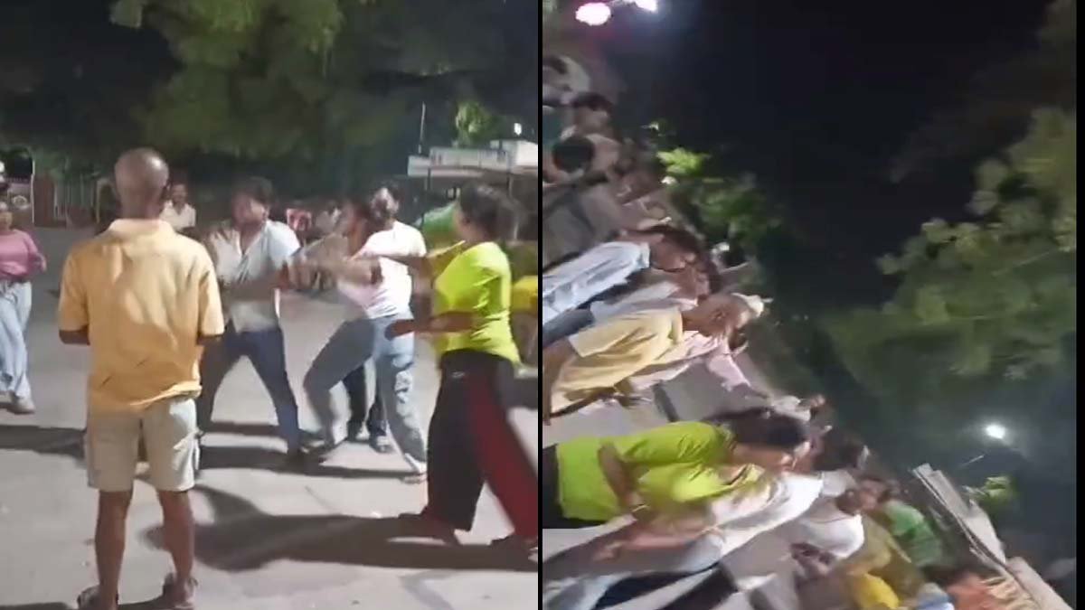 सारनाथ म्यूजियम के पास रील बनाने को लेकर हंगामा, दो युवतियों के बीच सड़क पर हुआ विवाद