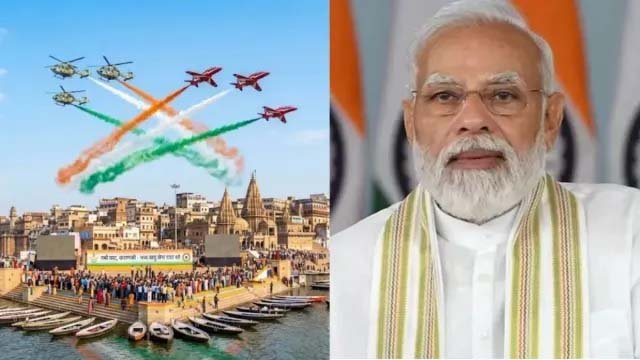 वाराणसी में आज 100 विमानों का एयर शो: राफेल-सुखोई समेत 52 फाइटर जेट दिखाएंगे करतब, PM मोदी निकालेंगे 7 किमी रोड शो