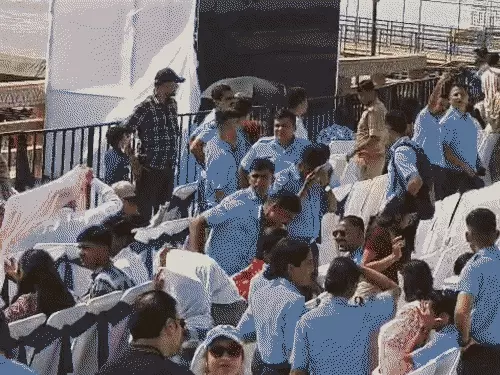 नमो घाट पर एयर शो को लेकर सुरक्षा के कड़े इंतजाम, 11,900 पुलिसकर्मी तैनात