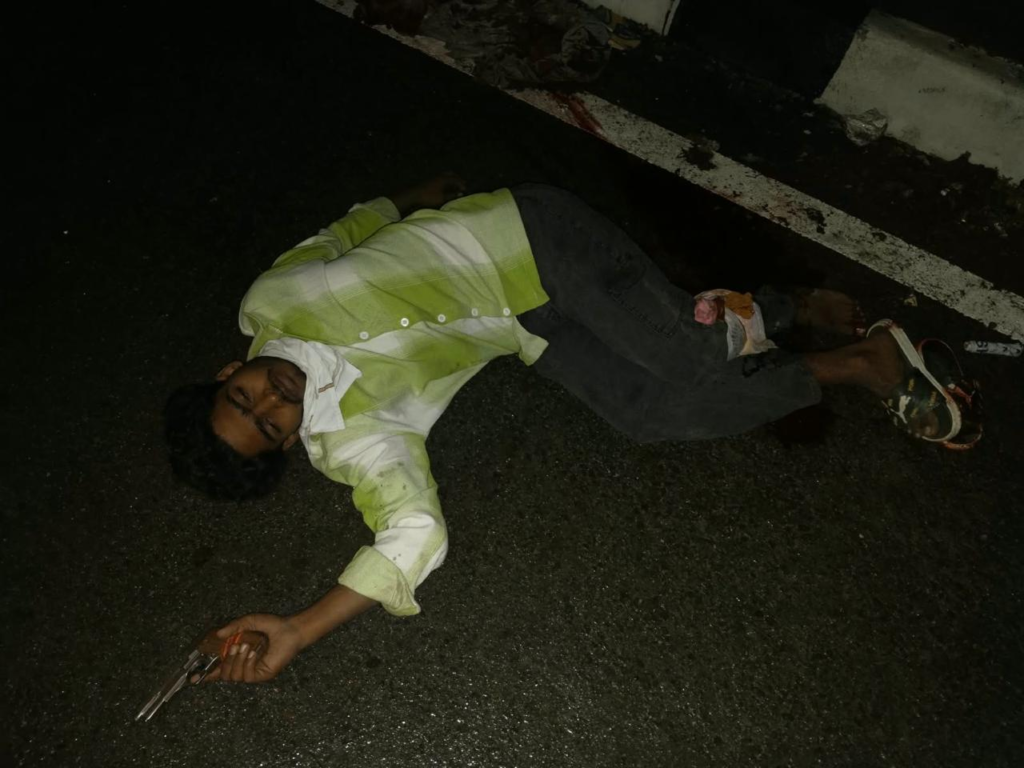 सिपाही पर हमले के आरोपी के साथ पुलिस मुठभेड़