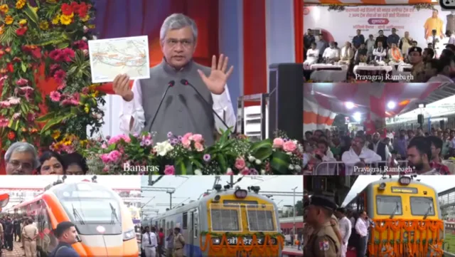 वाराणसी-नई दिल्ली के बीच दौड़ेगी वंदे भारत स्लीपर एक्सप्रेस, योगी और अश्विनी वैष्णव ने दिखाई हरी झंडी